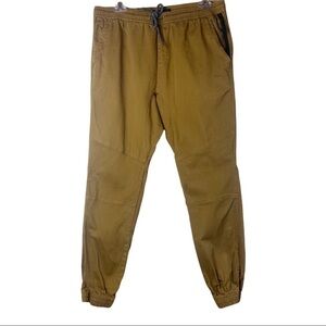 𝅺BROOKLYN Cloth Jogger Brown Khaki